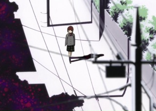 Serial Experiments Lain — Layer 01: Weird (Странность) — кадр 28