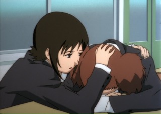 Serial Experiments Lain — Layer 01: Weird (Странность) — кадр 44