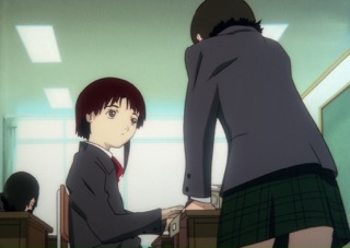 Serial Experiments Lain — Layer 01: Weird (Странность) — кадр 45