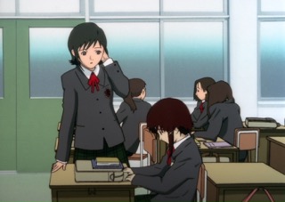 Serial Experiments Lain — Layer 01: Weird (Странность) — кадр 47