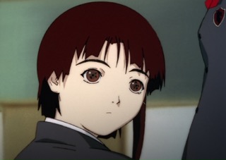 Serial Experiments Lain — Layer 01: Weird (Странность) — кадр 48