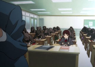 Serial Experiments Lain — Layer 01: Weird (Странность) — кадр 53