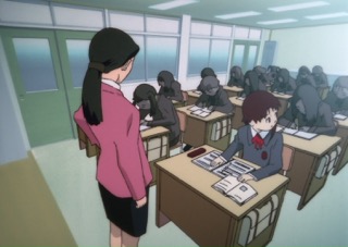 Serial Experiments Lain — Layer 01: Weird (Странность) — кадр 149