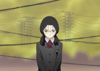 Serial Experiments Lain — Layer 01: Weird (Странность) — кадр 158