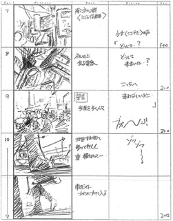 Serial Experiments Lain — Layer 01: Weird (Странность) — раскадровка 16 (02:09–02:18)