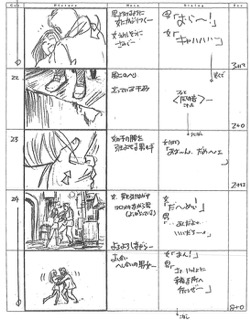 Serial Experiments Lain — Layer 01: Weird (Странность) — раскадровка 21 (03:21–03:34)