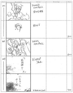 Serial Experiments Lain — Layer 01: Weird (Странность) — раскадровка 49 (09:16–09:34)