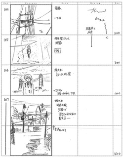 Serial Experiments Lain — Layer 01: Weird (Странность) — раскадровка 50 (09:34–09:57)