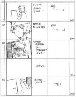 Serial Experiments Lain — Layer 01: Weird (Странность) — раскадровка 56 (10:58–11:06)