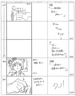 Serial Experiments Lain — Layer 01: Weird (Странность) — раскадровка 83 (16:35–16:53)