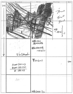 Serial Experiments Lain — Layer 01: Weird (Странность) — раскадровка 108 (22:05–22:18)