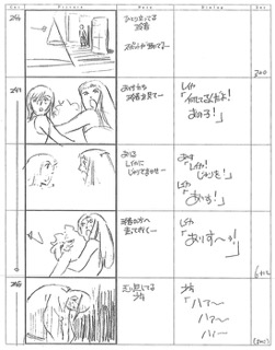 Serial Experiments Lain — Layer 02: Girls (Девочки) — раскадровка 104 (20:03–20:16)