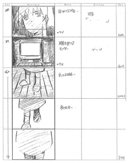 Serial Experiments Lain — Layer 03: Psyche (Психе) — раскадровка 32 (05:18–05:28)