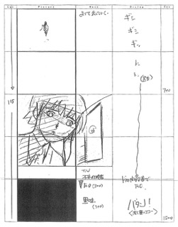 Serial Experiments Lain — Layer 10: Love (Любовь) — раскадровка 57 (12:06–12:24)